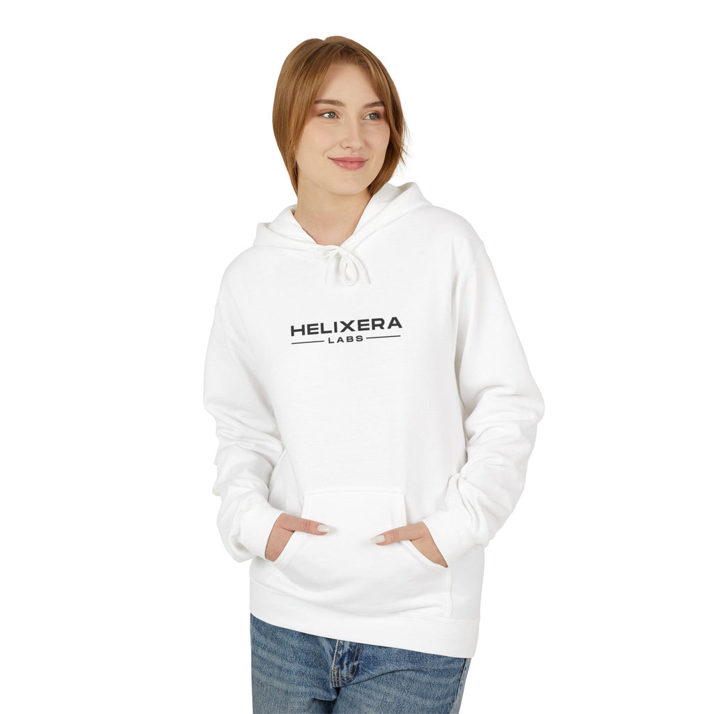 X - Helixera Labs Hoodie — Minimalist Branded Pullover