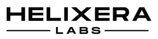 Helixera Labs logo in black text on a white background